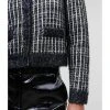 Sort Karl Lagerfeld Sort/Hvit Boucle Knit Cardigan Cardigan Black -dame-cardigans Butikk unnamed file 1011