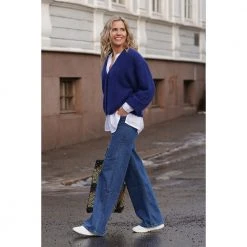 American Vintage Pino19 Genser Blue 13 American Vintage Pino19 Genser Blue -dame-cardigans Butikk unnamed file 1039