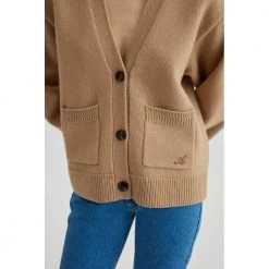 Axel Arigato Memory Relaxed Cardigan Brown