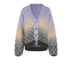 Lilla Second Female Irina Knit Cardigan Genser Purple -dame-cardigans Butikk unnamed file 1091