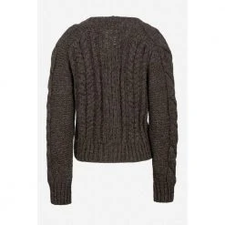 Pia Tjelta Carla Cardigan Brown -dame-cardigans Butikk unnamed file 1098