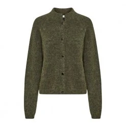 Gestuz Alphagz Short Cardigan Green