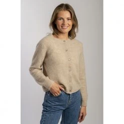 Arnie Says Beige Arniesays: Francis Genser Beige -dame-cardigans Butikk unnamed file 1127