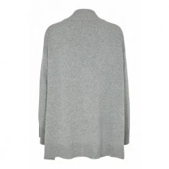 Lys Grå Melert Designers Remix Molina Oversized Cardigan Overdeler Gray