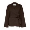 Selected Femme Mathilde Handmade Jacket - Java Melange Brown -dame-cardigans Butikk unnamed file 1144