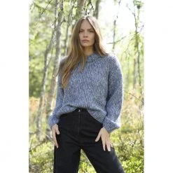 Arnie Says Blå Arniesays Suzie Handknit Genser Blue