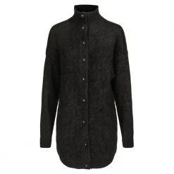Cathrine Hammel Mohair Ov Cardigan Black -dame-cardigans Butikk unnamed file 1185