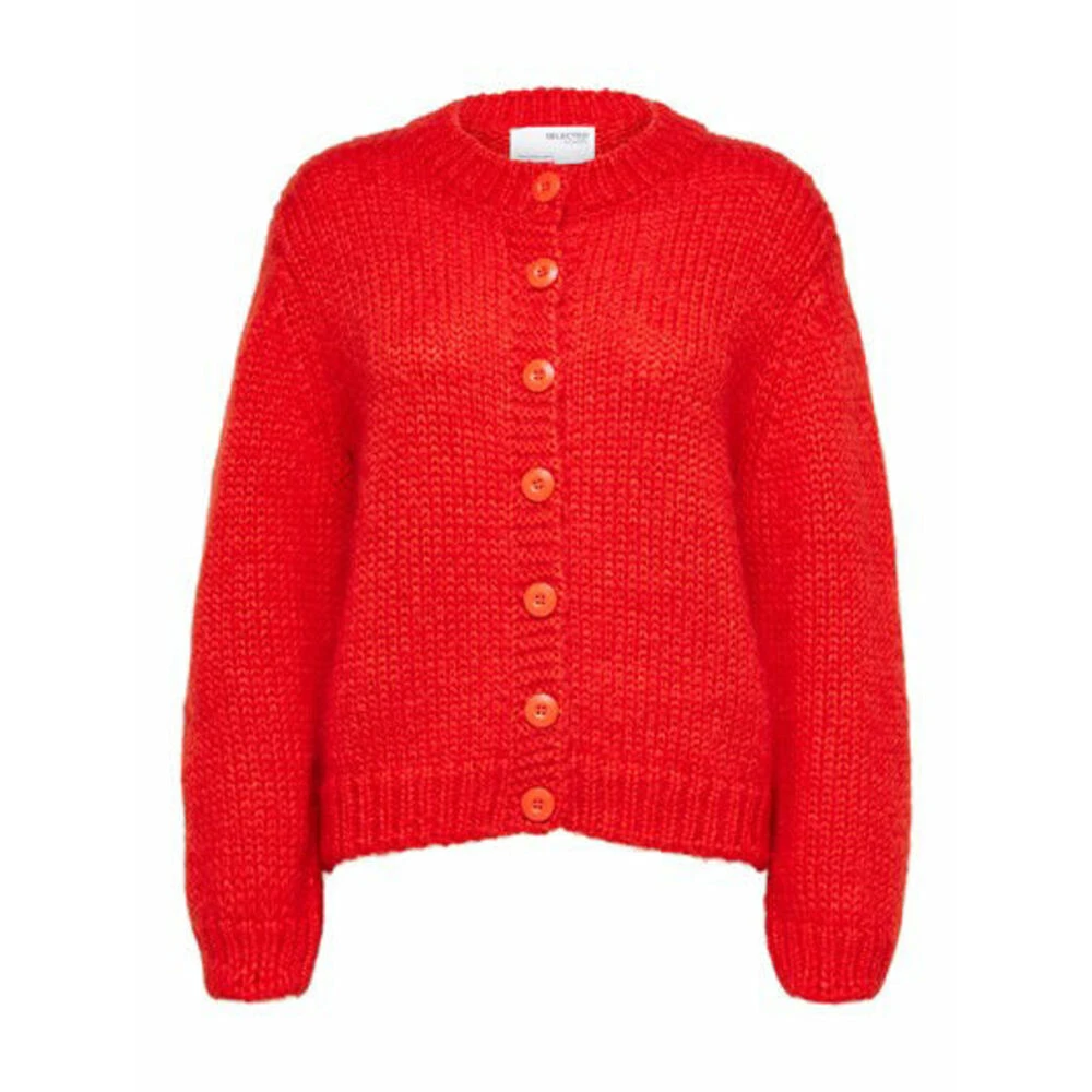 Selected Femme Cardigan Red 3 Selected Femme Cardigan Red
