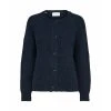 Blå Selected Femme Slflulu Knit Short Cardigan B Noos Cardigan Blue -dame-cardigans Butikk unnamed file 1280