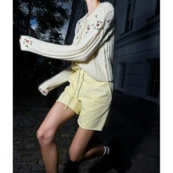 Notes Du Nord Cherry Cardigan Beige -dame-cardigans Butikk unnamed file 1301