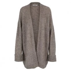 Tirillm Cessa Lang Chunky Cardigan Gray -dame-cardigans Butikk unnamed file 1313