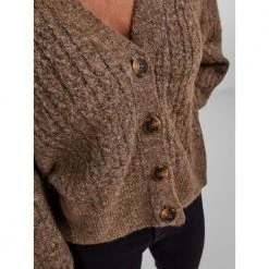 Y.A.S YASSALUM STRIKKET CARDIGAN Brown -dame-cardigans Butikk unnamed file 1331