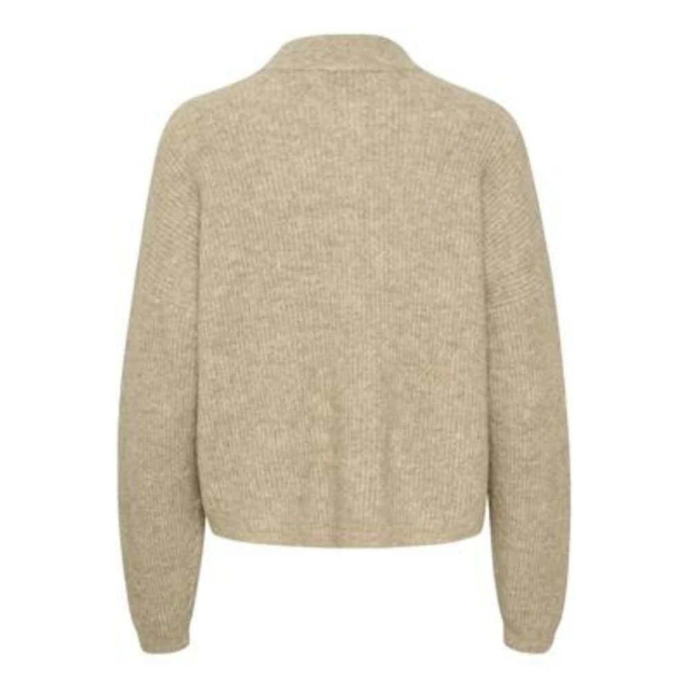 Gestuz Alphagz Short Cardigan Beige 4 Gestuz Alphagz Short Cardigan Beige - Bilde 2