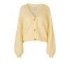 Second Female Brook Knit Drop Shoulder Cardigan Yellow -dame-cardigans Butikk unnamed file 1349