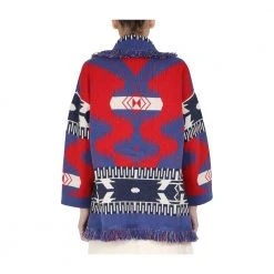 Alanui Cashmere Icon Cardigan Blue