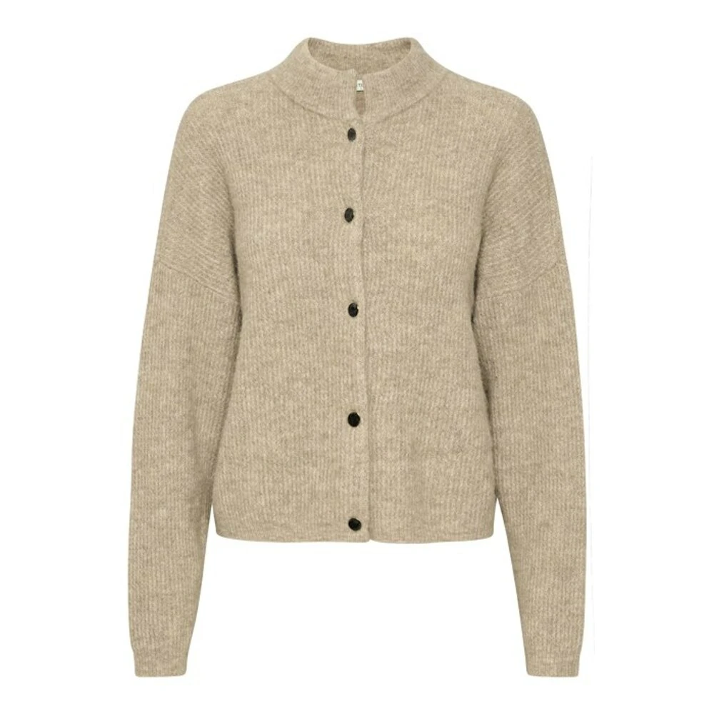 Gestuz Alphagz Short Cardigan Beige 6 Gestuz Alphagz Short Cardigan Beige - Bilde 4