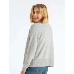 Kashmina Cashmere Cardigan Gray -dame-cardigans Butikk unnamed file 1372