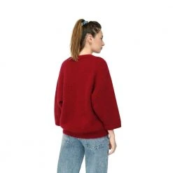 American Vintage Pinobery Cardigan - Cabaret Red -dame-cardigans Butikk unnamed file 1382