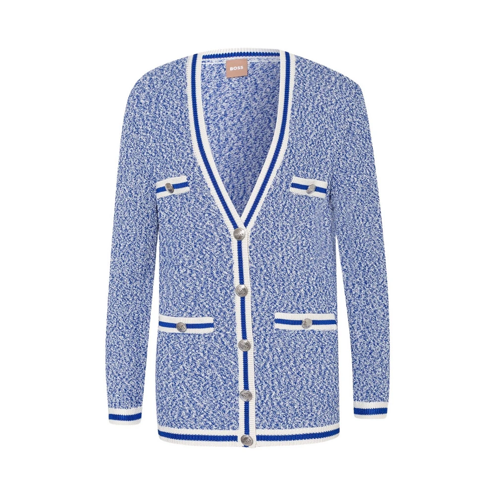Boss Folonia Cardigan Blue 3 Boss Folonia Cardigan Blue