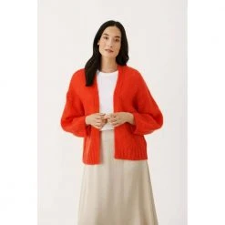 Part Two Rastinapw Cardigan - Rubicondo Red -dame-cardigans Butikk unnamed file 1404