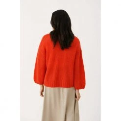 Part Two Rastinapw Cardigan - Rubicondo Red -dame-cardigans Butikk unnamed file 1405