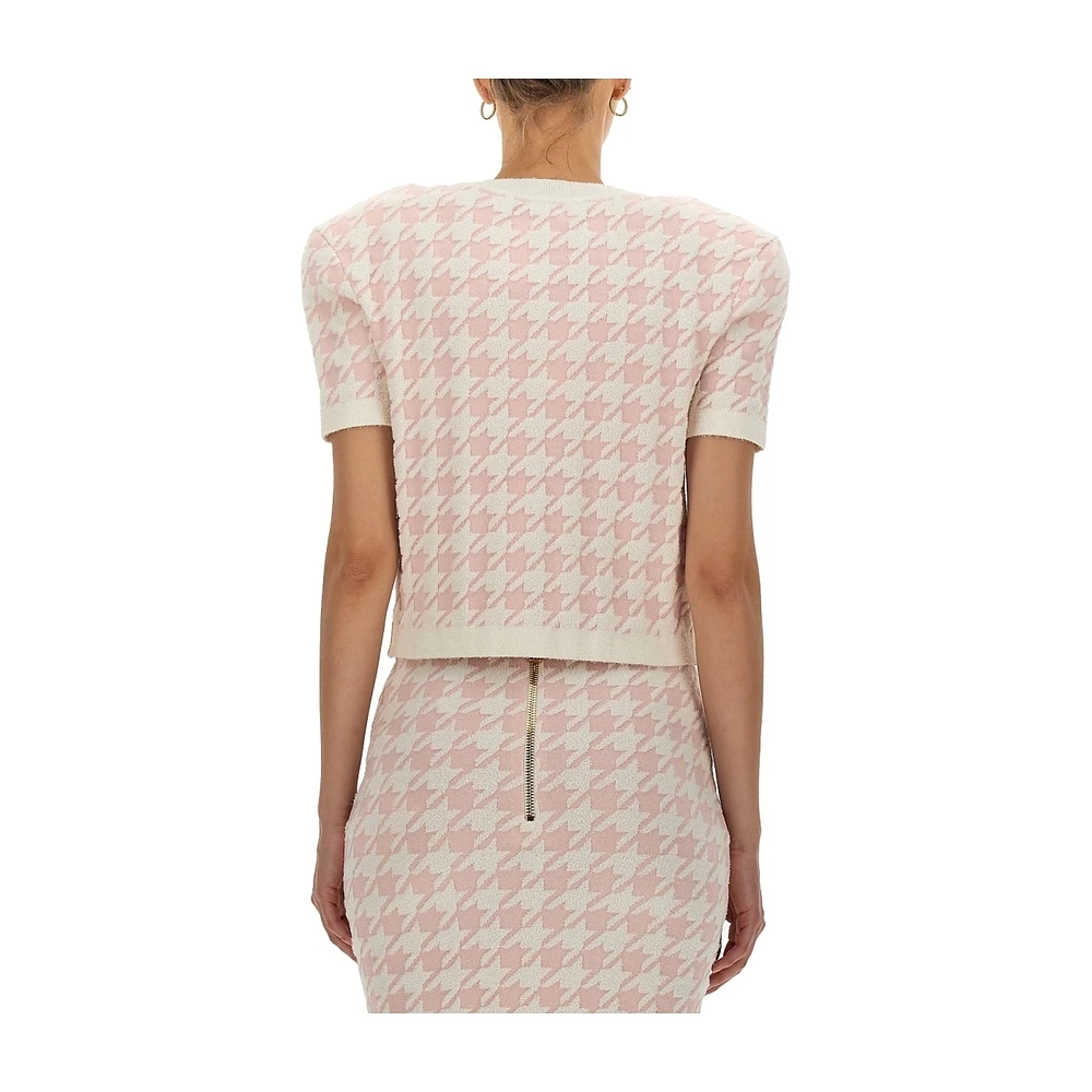 Balmain Monogram Cardigan White 5 Balmain Monogram Cardigan White - Bilde 3