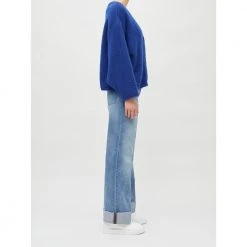 American Vintage Oversized-Strickjacke Blue 10 American Vintage Oversized-Strickjacke Blue -dame-cardigans Butikk unnamed file 1436