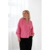 BY TIMO Hairy Knit Cardigan Pink -dame-cardigans Butikk unnamed file 1457
