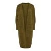 Dark Army Y.A.S. Yasmossa Long Knit Cardigan Jacket Green -dame-cardigans Butikk unnamed file 1489