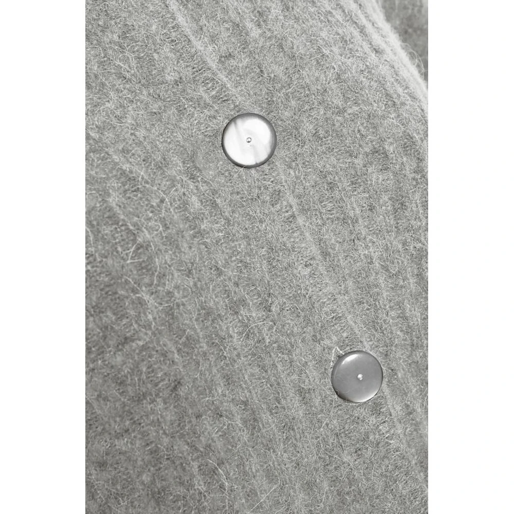 Gestuz Debbiegz Short Cardigan Gray 5 Gestuz Debbiegz Short Cardigan Gray - Bilde 3