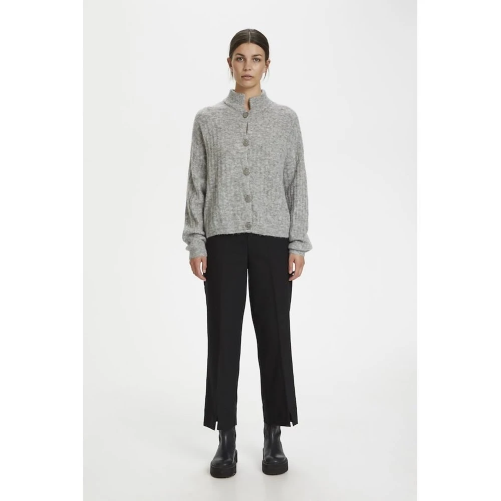 Gestuz Debbiegz Short Cardigan Gray 6 Gestuz Debbiegz Short Cardigan Gray - Bilde 4