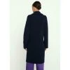 Marine Vince Collared Cardigan Coat Yttertøy Blue -dame-cardigans Butikk unnamed file 1502