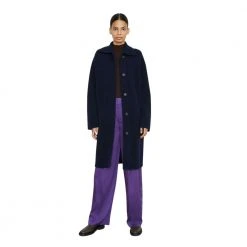 Marine Vince Collared Cardigan Coat Yttertøy Blue -dame-cardigans Butikk unnamed file 1505