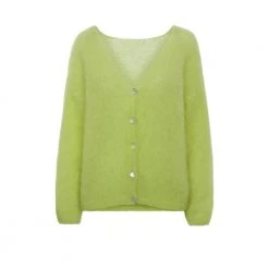 American Dreams Cornelia Short Mohair Knit Green