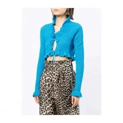 GANNI Sweaters Clear Blue Blue -dame-cardigans Butikk unnamed file 1525