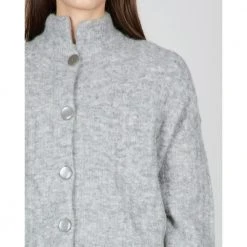 Gestuz Debbiegz Short Cardigan Gray 15 Gestuz Debbiegz Short Cardigan Gray -dame-cardigans Butikk unnamed file 153