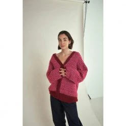 American Vintage Cardigans Red -dame-cardigans Butikk unnamed file 1535