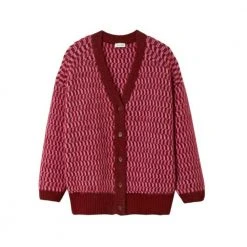 American Vintage Cardigans Red -dame-cardigans Butikk unnamed file 1537