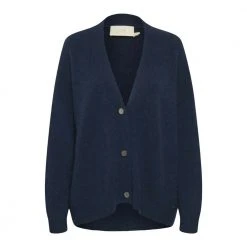 Karen By Simonsen Norakb Knit Cardigan Knit 10103292 Blue