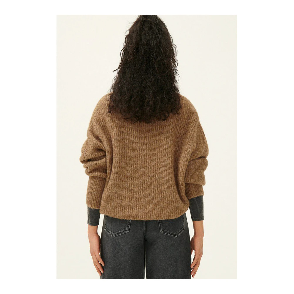 American Vintage East Cardigan Brown 3 American Vintage East Cardigan Brown