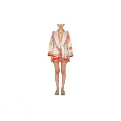 Alanui Riding The Waves Cardigan Beige