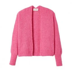 American Vintage East Cardigan - Bubblegum Melange Pink