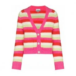 Ganni Sweater Red -dame-cardigans Butikk unnamed file 1619