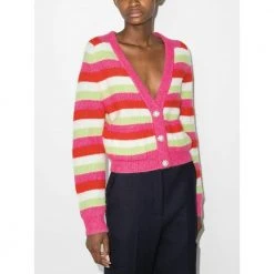 Ganni Sweater Red -dame-cardigans Butikk unnamed file 1621