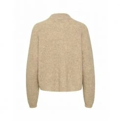 Beige Gestuz Gestuz Alphagz Short Cardigan Noos Overdeler Beige -dame-cardigans Butikk unnamed file 1636