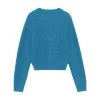 Blå Ganni Solid Soft Wool Knit Dame Blue -dame-cardigans Butikk unnamed file 1658