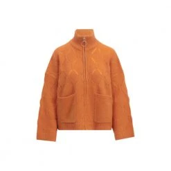 Oransje Holzweiler Tine Diamond Cardigan Orange Cardigan Orange
