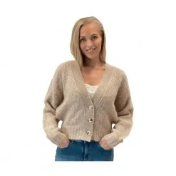 American Vintage Betim Cardigan Nude Beige -dame-cardigans Butikk unnamed file 1704