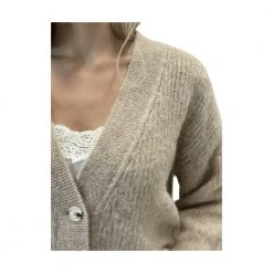 American Vintage Betim Cardigan Nude Beige -dame-cardigans Butikk unnamed file 1705