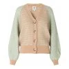 Second Female Gudrune Knit Cardigan Beige